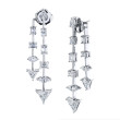 Mixed Shape Dangle Earrings