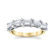 East-West Half-way Diamond Eternity Band