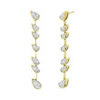 Pear Shape Diamonds Drop Earrings