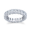Oval Cut Eternity Band
