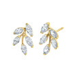 Marquise Diamond Leaf Earrings