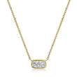 Cushion Cut Diamond Bezel Pendant