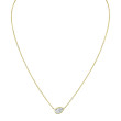 Pear Shape Diamond Bezel Pendant