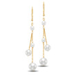 Cecily Chain Drop Tassel Earrings