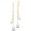 Cecily Chain Drop Tassel Earrings