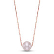 Floating Pearl Pendant Necklace