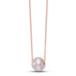 Floating Pearl Pendant Necklace