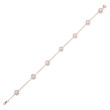 Rose Gold Tin Cup Pearl Bracelet