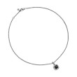 Petite Albion® Pendant Necklace in Sterling Silver with Black Onyx and Pave Diamonds