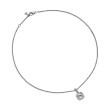 Petite Albion® Pendant Necklace in Sterling Silver with Prasiolite and Diamonds, 7mm