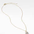 Cable Collectibles® Peace Sign Necklace in 18K Yellow Gold with Pave Diamonds