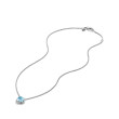 Petite Chatelaine® Necklace in Sterling Silver with Blue Topaz