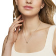 Cable Collectibles® Cookie Classic Heart Necklace in Sterling Silver with 18K Yellow Gold