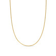 Box Chain Slider Necklace in 18K Yellow Gold, 1.7mm