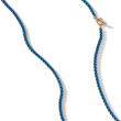 DY Bel Aire Chain Necklace in Navy with 14K Yellow Gold Accents