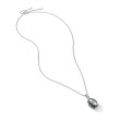 Chatelaine® Small Pendant Necklace with Black Orchid