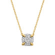 Chatelaine® Pendant Necklace in 18K Yellow Gold with Full Pave Diamonds