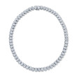 64.52 Carat East-West Oval-Cut Diamond Necklace