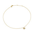 Starburst Pendant Necklace in 18K Yellow Gold with Full Pave Diamonds