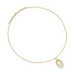 DY Origami Pendant Necklace in 18K Yellow Gold with Pave Diamonds