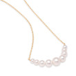 Graduated Pearl Chain Necklace
