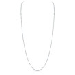 17 Carat White Gold Emerald Cut Diamonds by the Yard Necklace