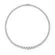 Round Center Stone Diamond Necklace