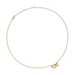 Cable Collectibles® Interlocking Heart Necklace in 18K Yellow Gold with Pave Diamonds