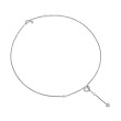 Cable Collectibles® Heart Y Necklace in Sterling Silver with Diamonds