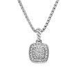 Petite Albion® Pendant Necklace with Pave Diamonds