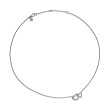 Cable Collectibles® Double Heart Necklace with Diamonds