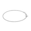 DY Madison® Three Ring Chain Necklace in Sterling Silver, 3mm