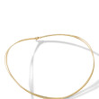 DY Elements® Three Row Hard Wire Necklace in 18K Yellow Gold