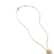 Angelika™ Four Point Pendant Necklace in 18K Yellow Gold with Pave Diamonds