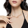 Petite Pavé Bar Necklace in 18K Yellow Gold with Diamonds, 1.25mm