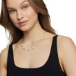 Pearl and Pavé Station Necklace in 18K Yellow Gold with Pearls and Diamonds