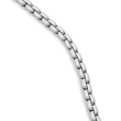 DY Bel Aire Color Box Chain Necklace in White Acrylic with 14K Yellow Gold, 2.7mm