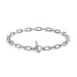 DY Madison® Toggle Chain Necklace in Sterling Silver with Diamonds 11mm