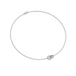 Sculpted Cable Linked Necklace in Sterling Silver, 9.2mm