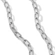 DY Madison® Chain Necklace in Sterling Silver with Diamonds, 11mm
