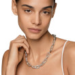 DY Madison® Chain Necklace in Sterling Silver with Diamonds, 11mm