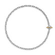 DY Madison® Toggle Chain Necklace in Sterling Silver and 18K Yellow Gold