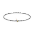 DY Madison® Toggle Chain Necklace in Sterling Silver and 18K Yellow Gold