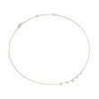Petite Modern Renaissance® Station Chain Necklace in 18K Yellow Gold with Diamonds, 3.4mm