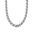 Sculpted Cable Chain Necklace in Sterling Silver, 10mm
