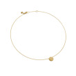Sculpted Cable Pendant Necklace in 18K Yellow Gold, 10mm