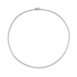5.15 Carat 18k White Gold Diamond Necklace
