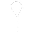 Diamonds Lariat Necklace with Fancy Shape