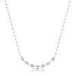 Mix Shape Floating Diamond Necklace