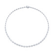 6.77 Carat 18k White Gold Necklace